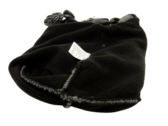 Knit Hat w/Ear Flaps, Fleece Lined, Warm Winter Head Gear, Unisex.