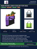 Non-Woven Lunch Cooler Tote Bag flyer