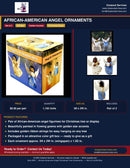 African-American Angel Christmas Tree Ornaments flyer