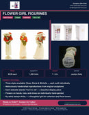 Flower Girl Figurines by Jacklyn Kelly — Rose, Gloria & Michelle