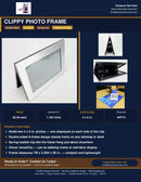 Clippy Photo Frame — double-sided 4 x 6 in. A-frame