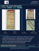 Over the Door Organizer — 11 mesh pockets, 46 x 18 in.