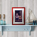 4 X 6 Wood & Silver Plating - Photo Frame