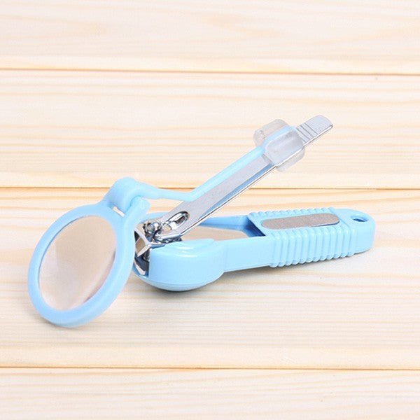 Nail Clipper Magnifying Glass Catch Tray