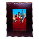 Wooden 4" X 6" Photo Frame with Beveled Scallops