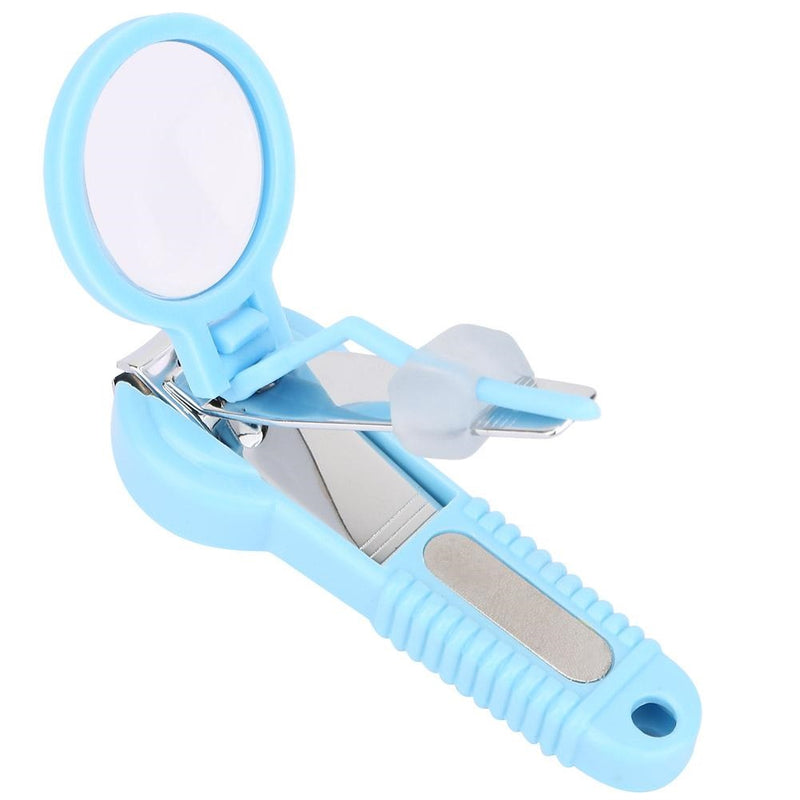 Nail Clipper Magnifying Glass Catch Tray