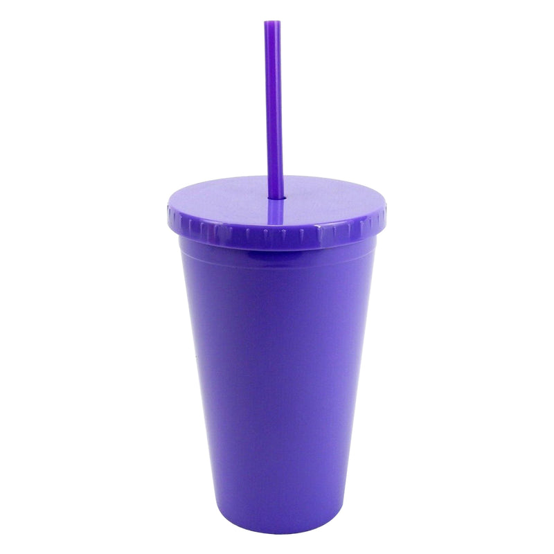 16 Oz Acrylic Tumblers With Lids And Straws