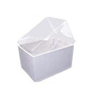 White Cardboard 3"x2" Box with Clear Acetate Tuck Lid