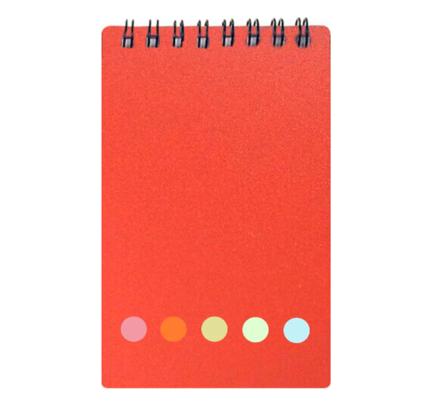 Spiral Lined Notepad With Sticky Notes