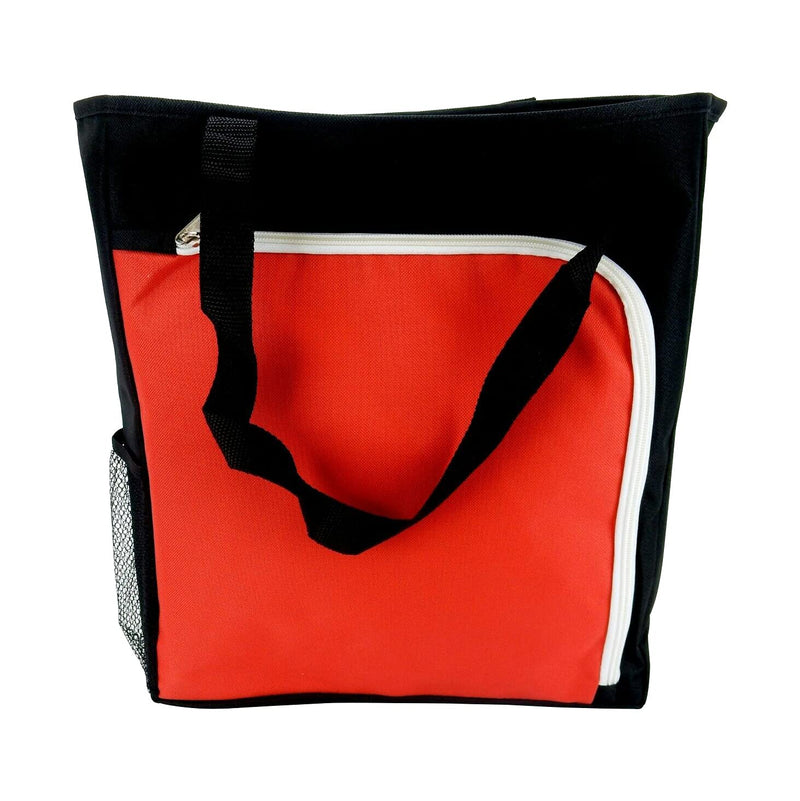 Tote Bag with Zippered Front Pocket