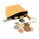 Genuine Leather Coin Purse With Zipper