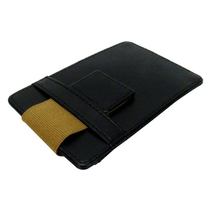 Black Leather Business Card Holder/Dispenser