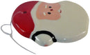 Santa Head Ceramic Xmas Ornament