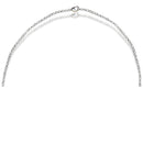 Winter Blue Faux Gemstones Cross Necklace