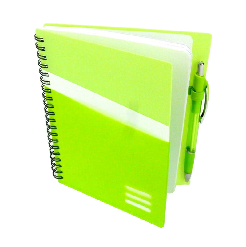 Edge Hardcover Spiral Notebook with Matching Pen