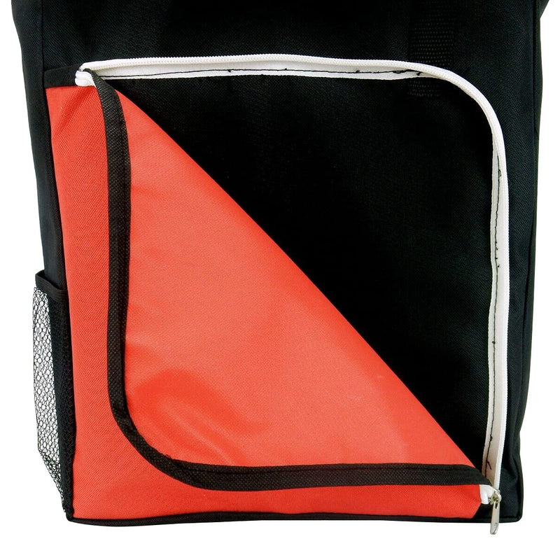 Tote Bag with Zippered Front Pocket