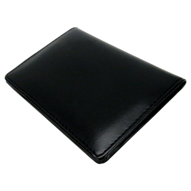 Black Leather Business Card Holder Book