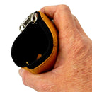 Genuine Leather Coin Purse With Zipper