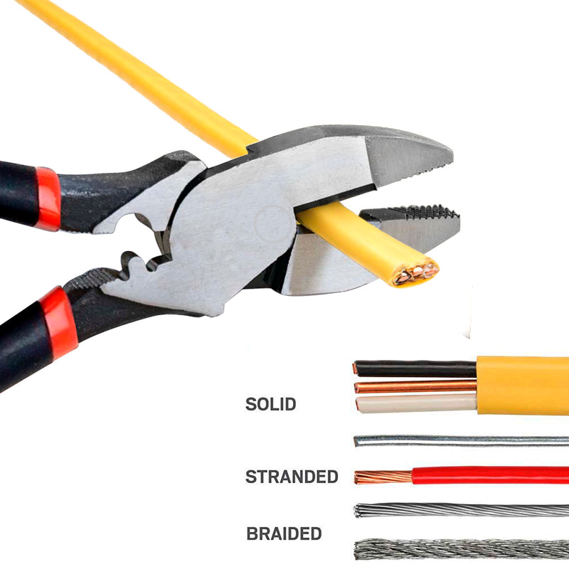 Linesman Pliers, 9 1/2"