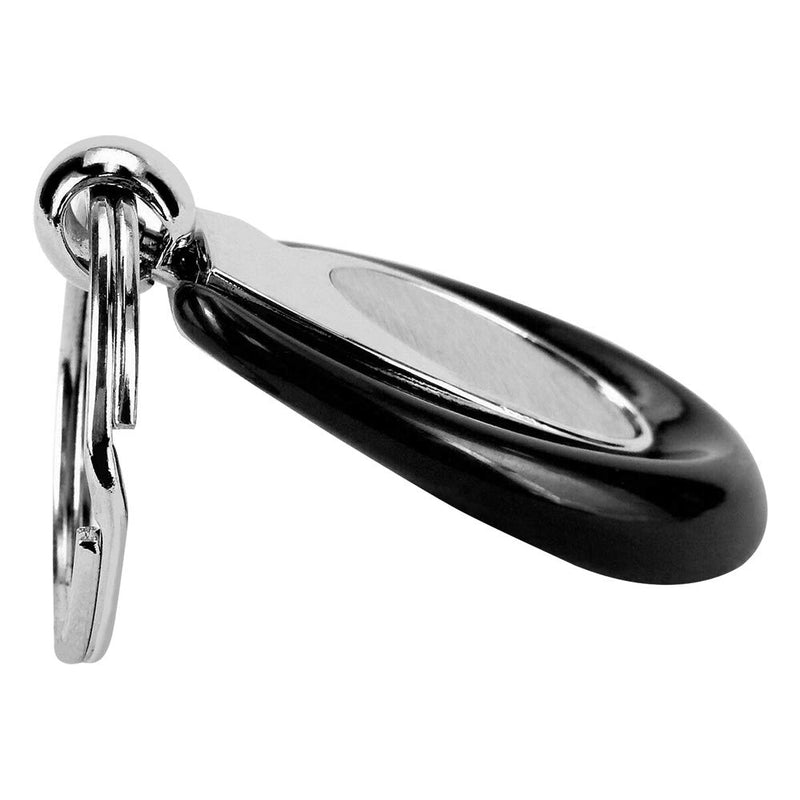 Acrylic Key Fob Keychain with Stainless Steel Key Ring