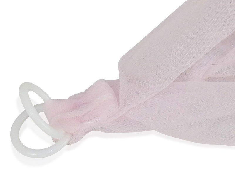 Women's Pink Nylon Wind Scarf