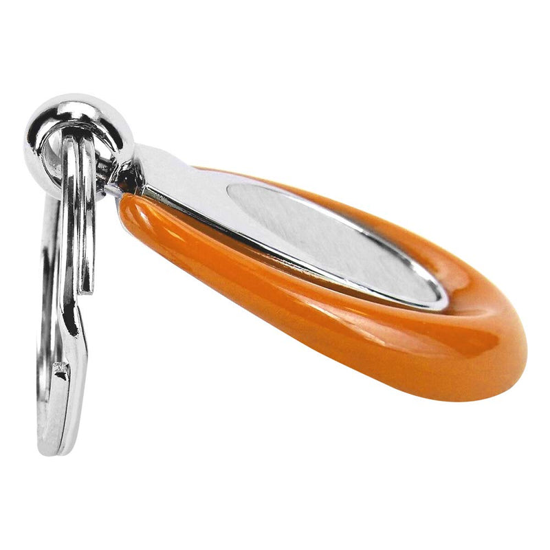 Acrylic Key Fob Keychain with Stainless Steel Key Ring