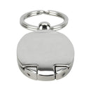 Chrome Metal Photo Keychain