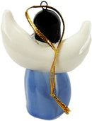 Porcelain African American Angel Christmas Tree Ornaments