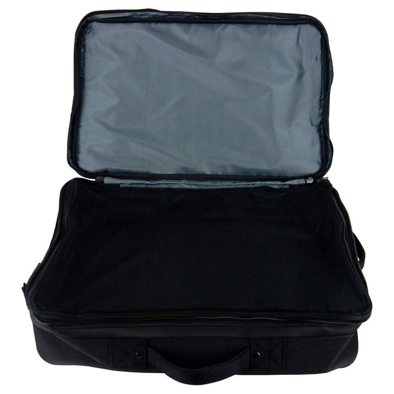 Travel Bag, Heavy Duty Polyester, Airline Carry-on, 2-Compartment