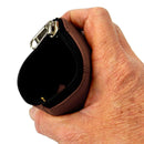 Genuine Leather Coin Purse With Zipper