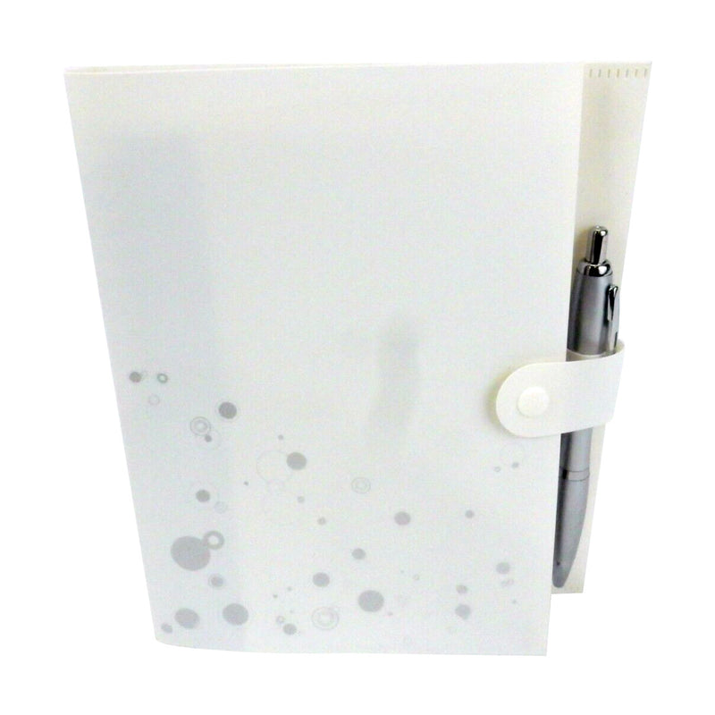 Small 6.25"W x 8"H Plastic Hardcover Notebook