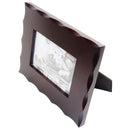 Wooden 4" X 6" Photo Frame with Beveled Scallops