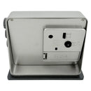 Chass Banker's Desk Analog Alarm Clock & Calendar