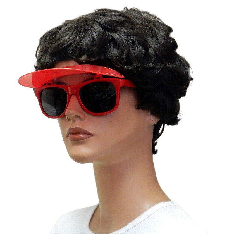 Sports Sunglasses with Foldable Visor