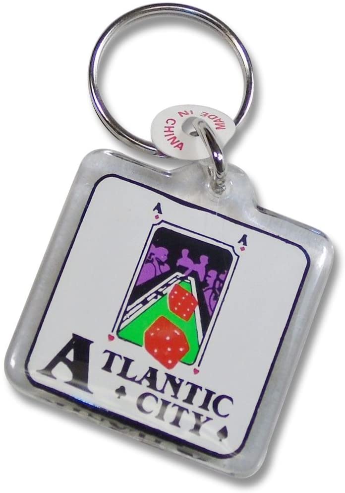 USA Atlantic City Souvenir Keychain