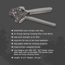Smart Vise Controlled Cycle RG59/RG6 Coax Crimper with Dies