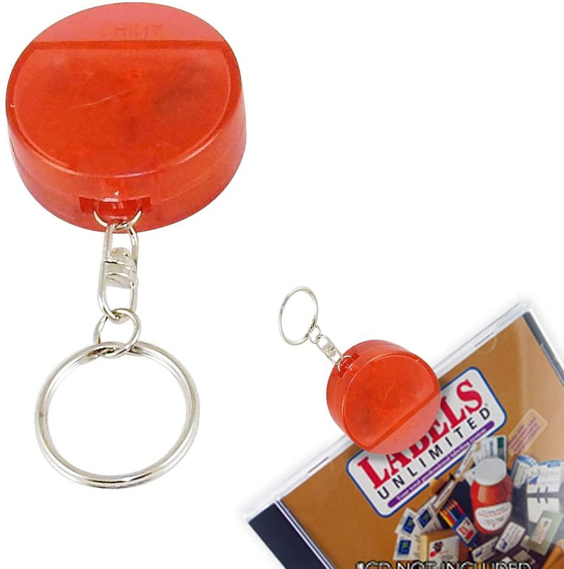 CD Opener Slitter Fob On Swivel Key Ring