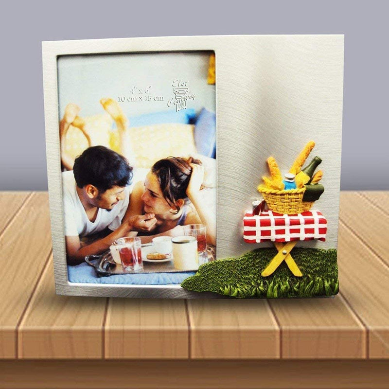 3D Decorative Picnic Art Attractive Aluminum Photo Frame