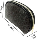 Faux Leather Cosmetic Bag