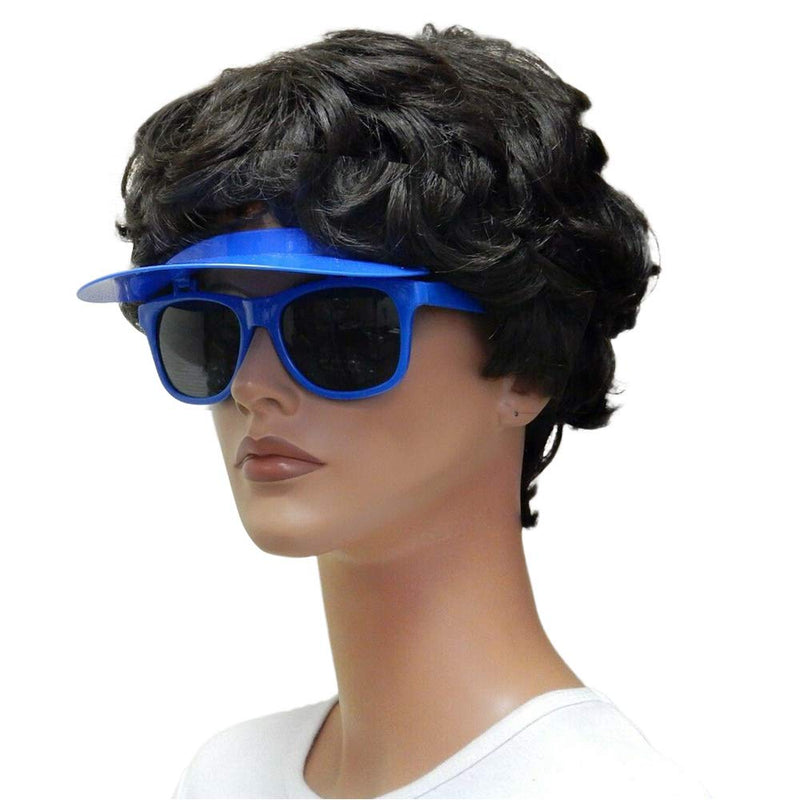 Sports Sunglasses with Foldable Visor