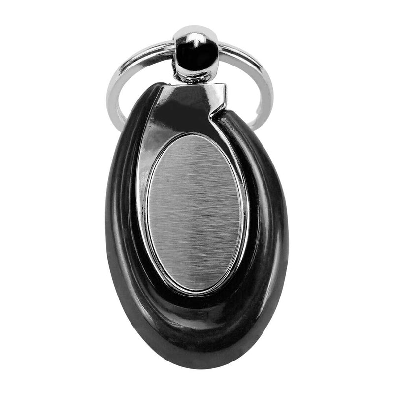 Acrylic Key Fob Keychain with Stainless Steel Key Ring