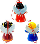 Joy Angel Bell Ornaments, Girls in Dresses with Shoe Clappers