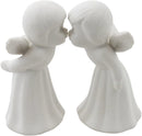 Pair of Kissing Angels Figurines