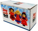 Joy Angel Bell Ornaments, Girls in Dresses with Shoe Clappers