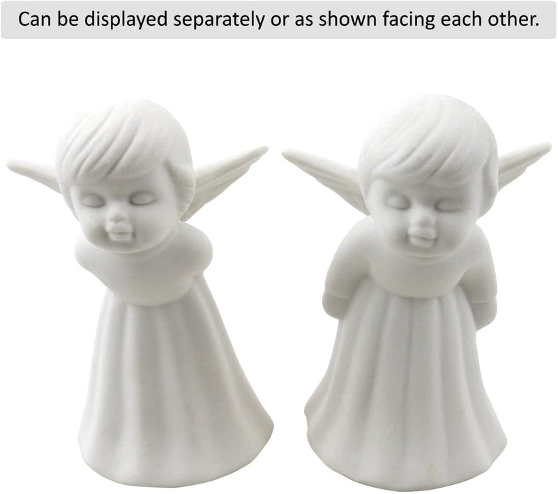 Pair of Kissing Angels Figurines