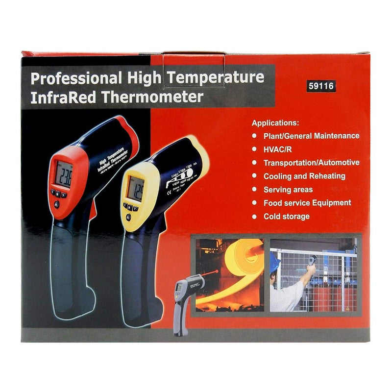 Professional Infrared High Temp Thermometer with Laser Pointer