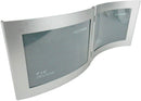 Silver Tone Dual Photo Frame