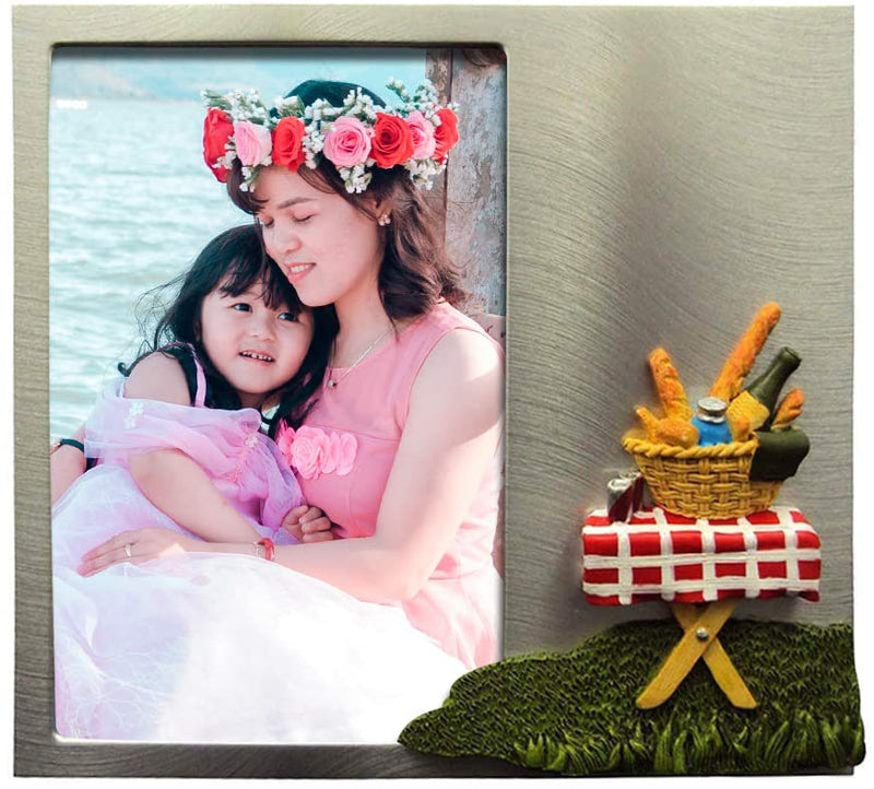 3D Decorative Picnic Art Attractive Aluminum Photo Frame