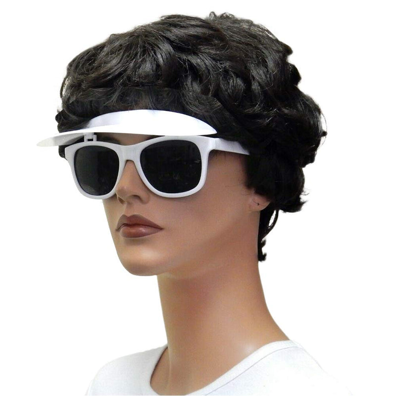 Sports Sunglasses with Foldable Visor