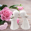 Pair of Kissing Angels Figurines